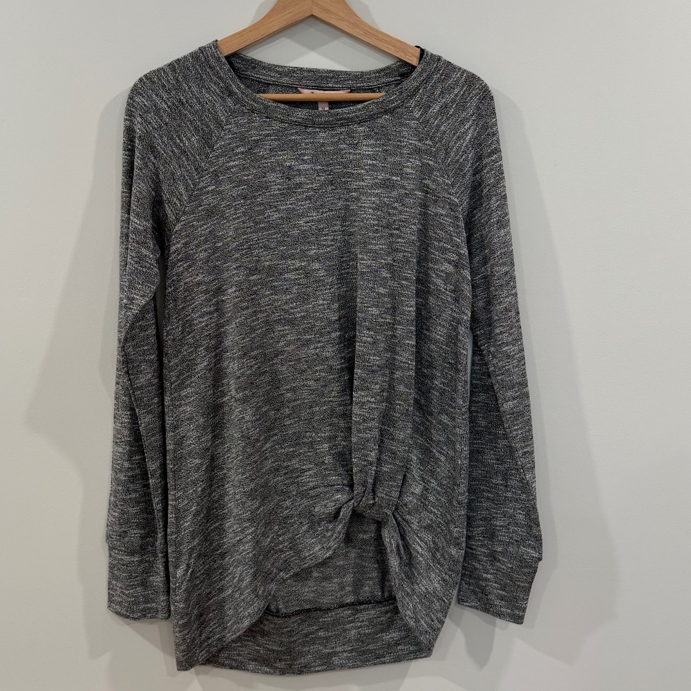 Soft Sweater with Front Knot - Juicy Couture - Gray